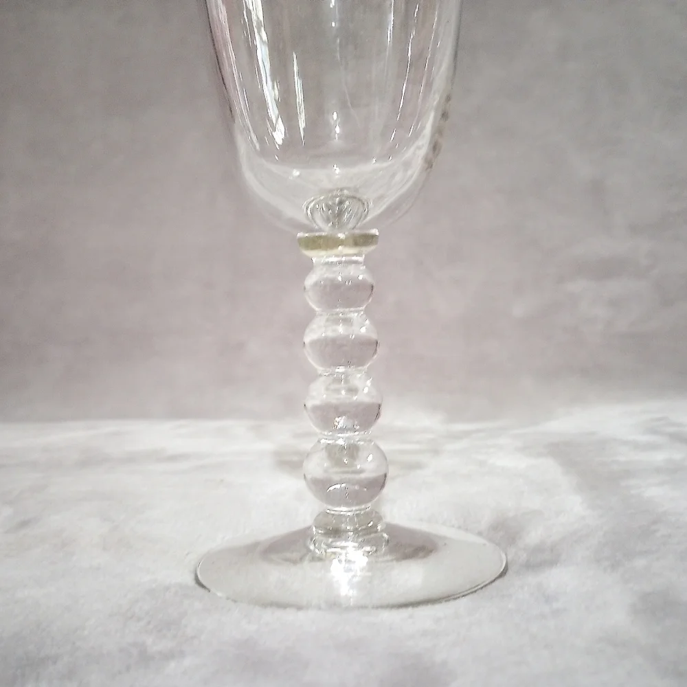 Vintage Imperial Glass Candlewick Wine Stem